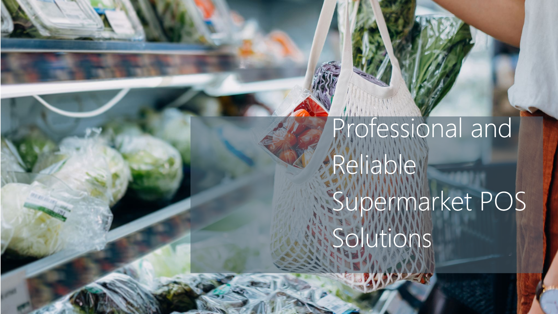 Professional and Reliable Supermarket POS Solutions